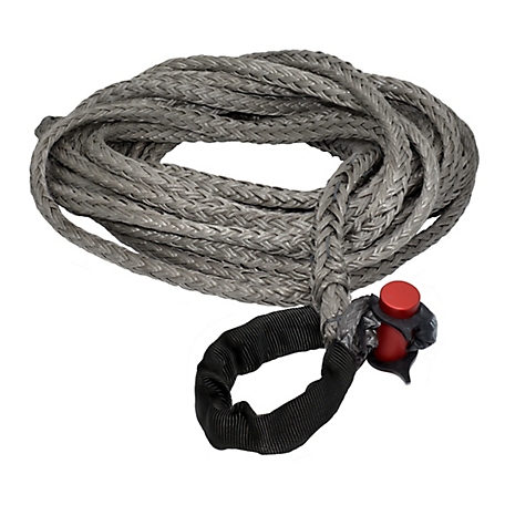 LockJaw 9/16 in. x 50 ft. 13,166 lbs. WLL. LockJaw Synthetic Winch Line w/Integrated Shackle