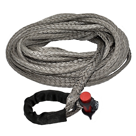 LockJaw 9/16 in. x 85 ft. 13,166 lbs. WLL. LockJaw Synthetic Winch Line w/Integrated Shackle