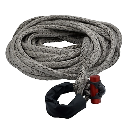 LockJaw 5/8 in. x 85 ft. 16,933 lbs. WLL. LockJaw Synthetic Winch Line w/Integrated Shackle