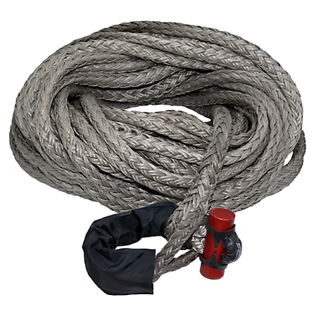 LockJaw 5/8 in. x 175 ft. 16,933 lbs. WLL. LockJaw Synthetic Winch Line w/Integrated Shackle