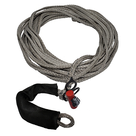 LockJaw 1/4 in. x 50 ft. 2,833 lbs. WLL. LockJaw Synthetic Winch Line Extension w/Integrated Shackle