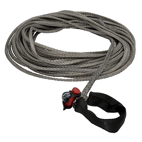 LockJaw 1/4 in. x 100 ft. 2,833 lbs. WLL. LockJaw Synthetic Winch Line Extension w/Integrated Shackle