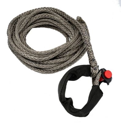 LockJaw 5/16 in. x 25 ft. 4,400 lbs. WLL. LockJaw Synthetic Winch Line Extension w/Integrated Shackle