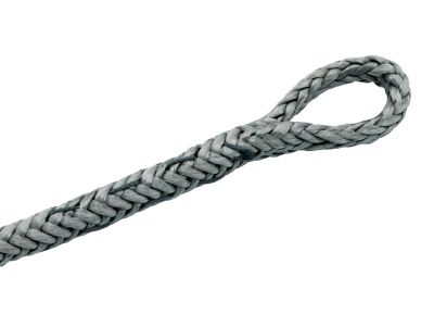 Image showing  3/8 in. x 25 ft. 6,600 lbs. WLL. LockJaw Synthetic Winch Line Extension w/Integrated Shackle
