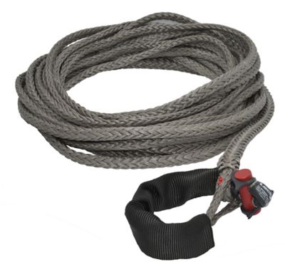 LockJaw 3/8 in. x 50 ft. 6,600 lbs. WLL. LockJaw Synthetic Winch Line Extension w/Integrated Shackle