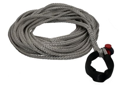 LockJaw 3/8 in. x 100 ft. 6,600 lbs. WLL. LockJaw Synthetic Winch Line Extension w/Integrated Shackle