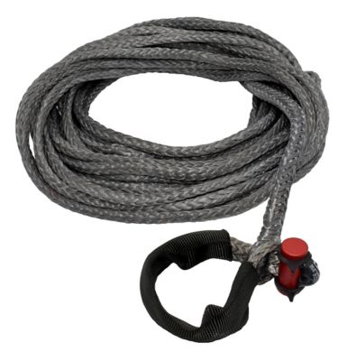 LockJaw 7/16 in. x 50 ft. 7,400 lbs. WLL. LockJaw Synthetic Winch Line Extension w/Integrated Shackle