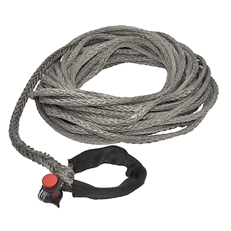LockJaw 7/16 in. x 75 ft. 7,400 lbs. WLL. LockJaw Synthetic Winch Line Extension w/Integrated Shackle