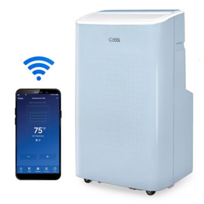 Commercial Cool 6,350 BTU SACC/CEC Smart Portable Air Conditioner, 9,000 BTU ASHRAE 128, Blue