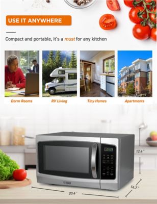 Image showing 5 th Commercial CHEF 1.3 cu. ft. Countertop Microwave Oven