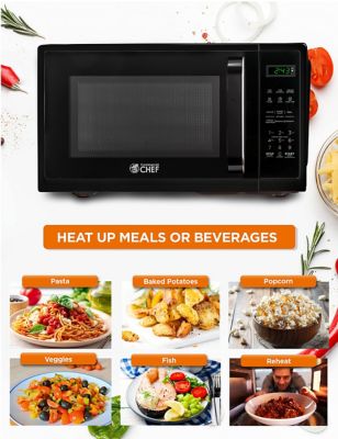 Image showing 3 th Commercial CHEF 0.9 cu. ft. Countertop Microwave Oven
