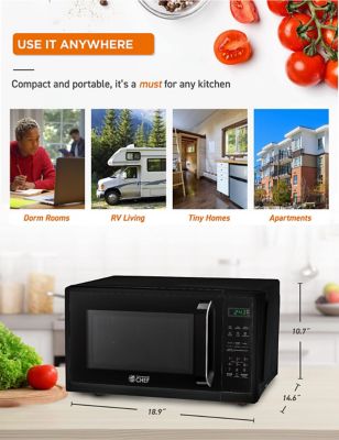 Image showing 4 th Commercial CHEF 0.9 cu. ft. Countertop Microwave Oven