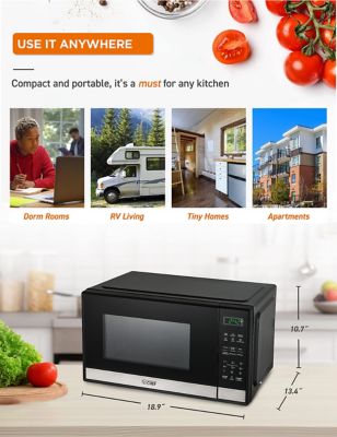 Image showing 5 th Commercial CHEF 0.9 cu. ft. Countertop Microwave Oven