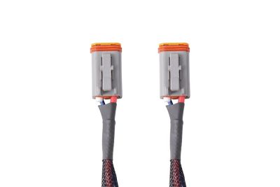 Image showing  Heavy Duty Dual Output 4-pin Wiring Harness