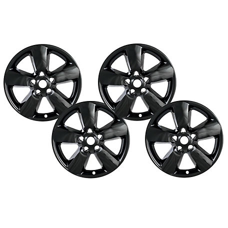 CCI Set of 4, Dodge Ram 1500 2013-2018, Ram 1500 Classic 2019-2024 Black Hubcaps / Wheel Covers for 20 in. Alloy Rims