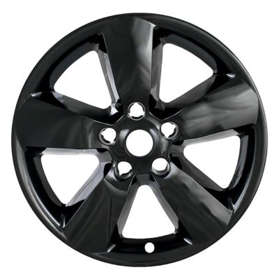 Image showing  Black Hubcaps/Wheel Covers for Dodge Ram 1500 2013-2018, Ram 1500 Classic 2019-2024 with 20 in. Alloy Rims, 4-Pack