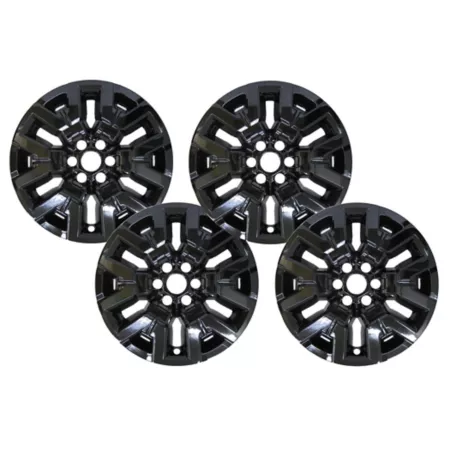 CCI Black Wheel Covers/Hubcaps for 2022-2024 Nissan Frontier with 17" Alloy Wheels 4 Pack Hubcaps