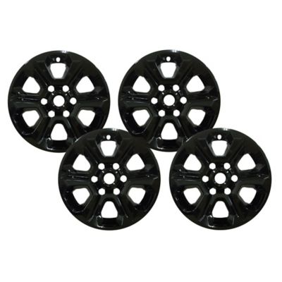 CCI Set of 4, Toyota 4Runner 2014-2024 Black Hubcaps / Wheel Covers for 17 in. Alloy Wheels