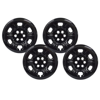 CCI Set of 4, Nissan Frontier 2005-2024, Xterra 2005-2015 Black Hubcaps / Wheel Covers for 16 in. Steel Wheels
