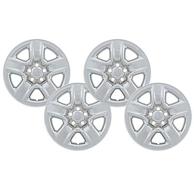 CCI Chrome Hubcaps/Wheel Covers for Toyota RAV4 2006-2012 with 17 in. Steel Wheels, 4-Pack