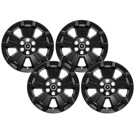 CCI Set of 4 Chevrolet Colorado 2015-2022 Black Hubcaps / Wheel Covers for 17" Alloy Wheels Hubcaps