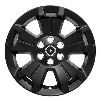 Image showing  Set of 4, Chevrolet Colorado 2015-2022 Black Hubcaps / Wheel Covers for 17 in. Alloy Wheels