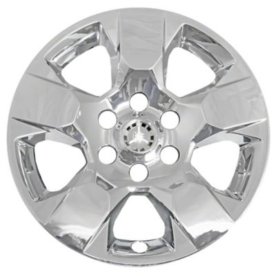 Image showing  Chrome Hubcaps/Wheel Covers for Dodge Ram 1500 2019-2024 with 18 in. Alloy Wheels, 4-Pack
