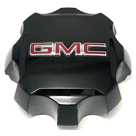 GMC 1 Single, Sierra 2500, 3500 SRW 2021-2024 OEM Black Center Cap / Hubcap