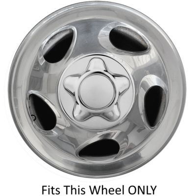 Image showing  1 Single, Ford F-150 1997-2004 Replica Chrome Center Cap / Hubcap (YL341A096DA)