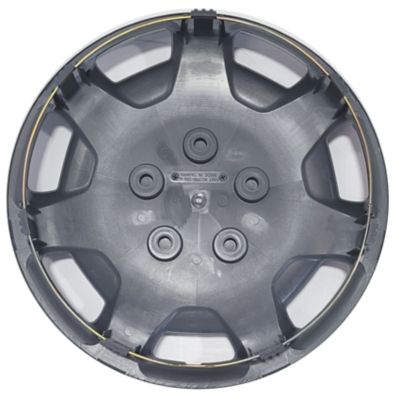 Image showing  Snap-On Silver Hubcaps/Wheel Covers for Universal Fit Aftermarket with 14 in. Standard Steel Wheels, 4-Pack