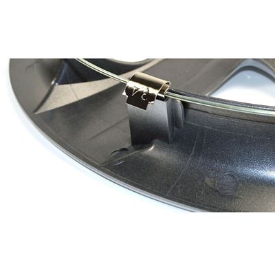 Image showing  Universal Fit Aftermarket Silver Snap-On Hubcaps/Wheel Covers for 16 In. Standard Steel Rims, 4-Pack