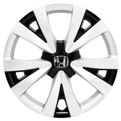 Honda 1 Single, Honda Civic 2022-2024 Silver/Black OEM Hubcap / Wheel Cover for 16 In. Steel Wheels (44733T20A12)