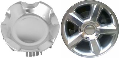 Image showing  1 Single, Chevrolet Avalanche, Silverado, Suburban, Tahoe 1500 Replica Polished Center Cap / Hubcap (9596007)