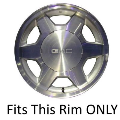 Image showing  1 Single, GMC Savana, Sierra, Yukon 1500 2003-2008 Replica Brushed Center Cap / Hubcap (9595216 / 9594519)