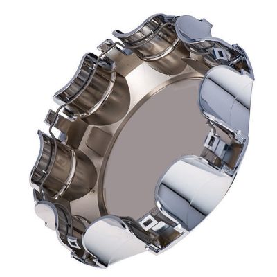 Image showing  Replica Chrome Center Cap/Hubcap for Silverado/Sierra 2500, 3500 SRW 2011-2019 (9597794/9597791/9597789), 1 Single