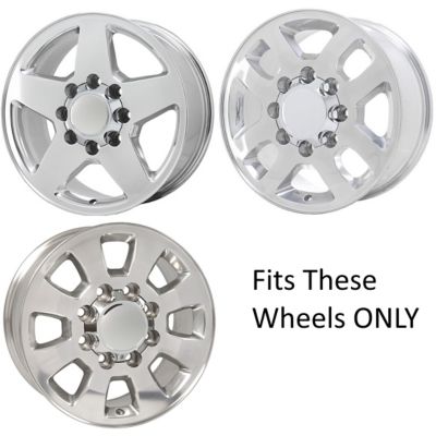 Image showing  Replica Chrome Center Cap/Hubcap for Silverado/Sierra 2500, 3500 SRW 2011-2019 (9597794/9597791/9597789), 1 Single