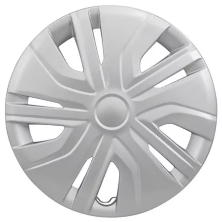 CCI 1 Single Mitsubishi Mirage G4 2017-2024 Replica silver hubcap / wheel cover for 14 in Steel wheels (4252A140) Hubcaps