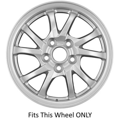 Image showing  1 Single, Toyota Prius V 2012-2018 Silver Replica Hubcap / Wheel Cover for 16 In. Alloy Wheels (42602-47090)