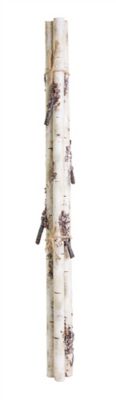 Image showing  Rustic Birch Log Bundle with Snowy Accents (Set of 12)