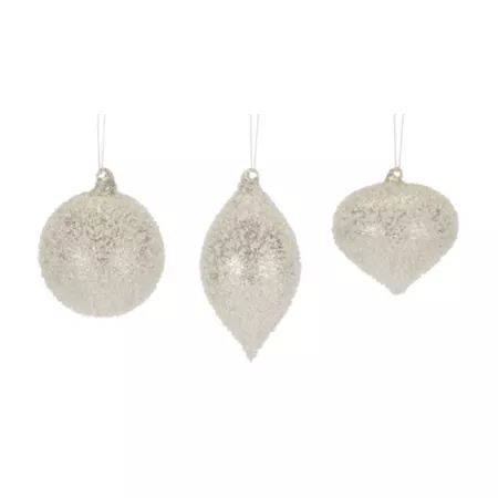 Melrose InternationalBeaded Glass Tree Ornament (Set of 6) Christmas Ornaments & Tree Toppers