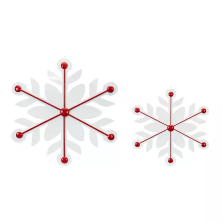 Melrose International Metal and Iron Snowflake Wall Décor (Set of 2) Christmas Wall Decor