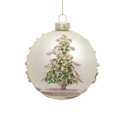 Melrose International Snowman on Skis Ornament (Set of 6) main image 1