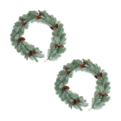 Melrose InternationalWinter Pine Garland (Set of 2)