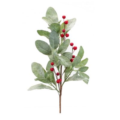 Melrose InternationalFrosted Mistletoe Spray with Berries (Set of 6)