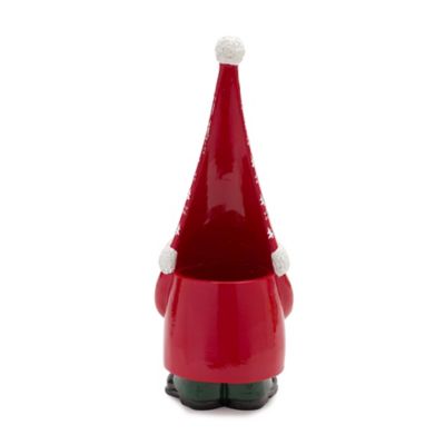 Image showing  Stone Holiday Gnome Figurine with Present Accent (Set of 2)