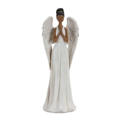 Melrose International Serene Praying Angel Figurine 14 in. H