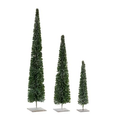 Melrose International Modern Pine Tree Planter with Legs (Set of 2)