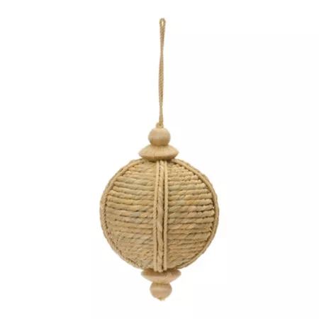 Melrose International Jute Onion Ornament (Set of 4) Christmas Ornaments & Tree Toppers