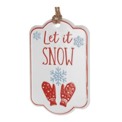 Image showing  Holiday Sentiment Tag Ornament (Set of 12)