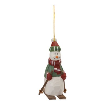 Image showing  Snowman on Skis Ornament (Set of 6)